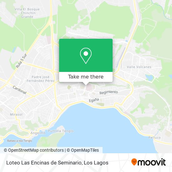 Mapa de Loteo Las Encinas de Seminario