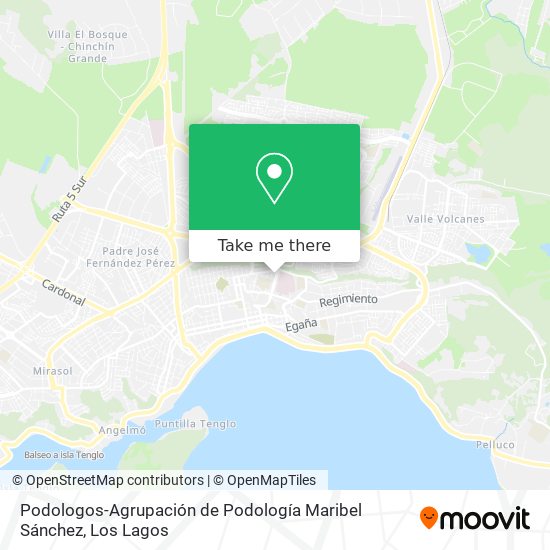 Podologos-Agrupación de Podología Maribel Sánchez map