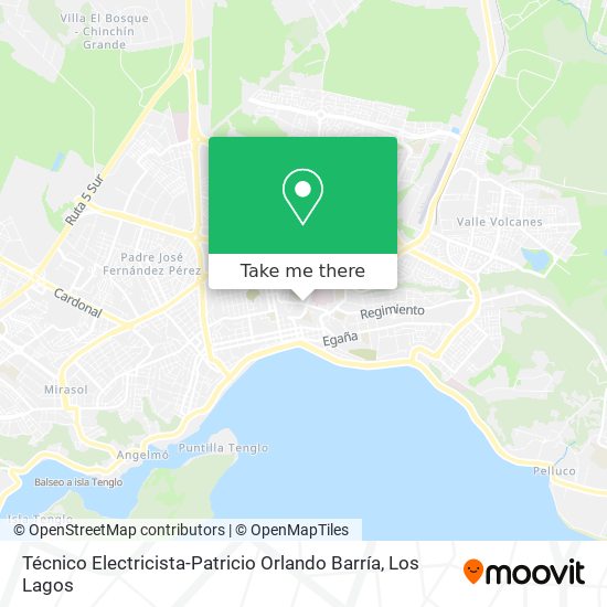 Mapa de Técnico Electricista-Patricio Orlando Barría