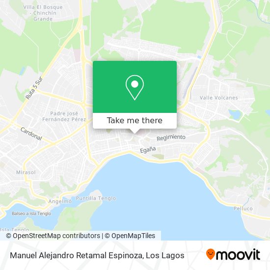 Manuel Alejandro Retamal Espinoza map
