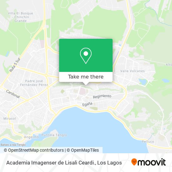 Academia Imagenser de Lisali Ceardi. map