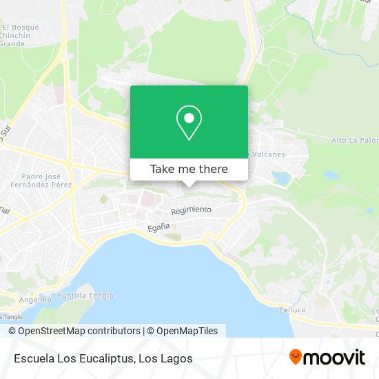 Mapa de Escuela Los Eucaliptus