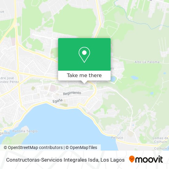 Mapa de Constructoras-Servicios Integrales Isda