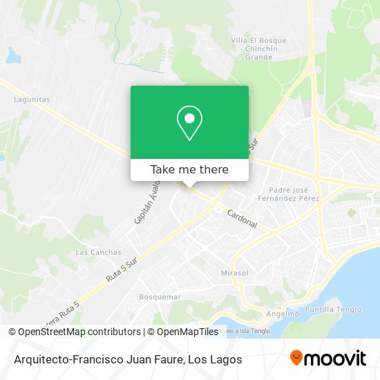 Mapa de Arquitecto-Francisco Juan Faure