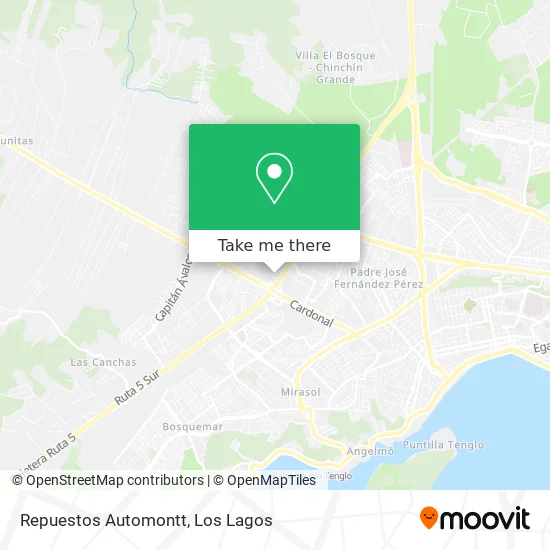 Repuestos Automontt map