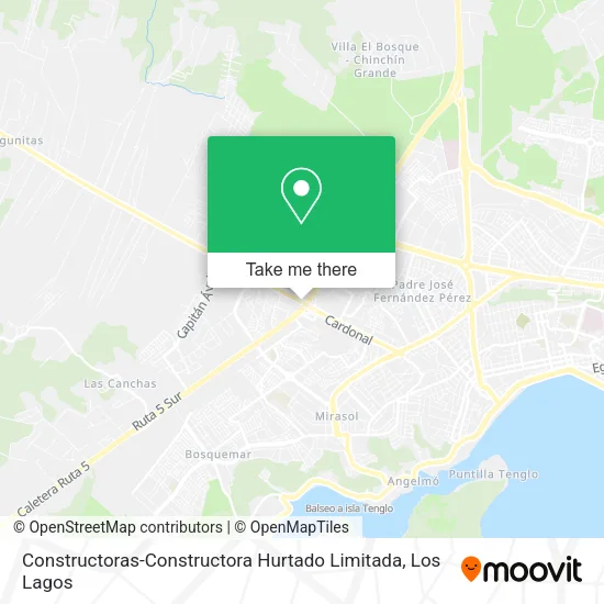 Constructoras-Constructora Hurtado Limitada map