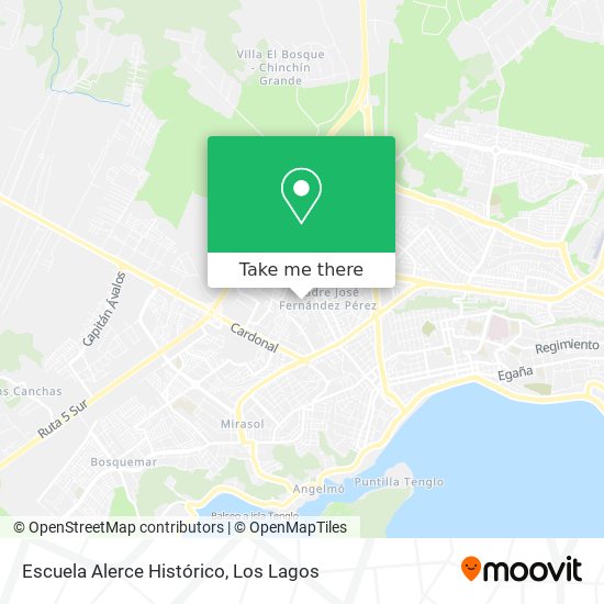 Escuela Alerce Histórico map