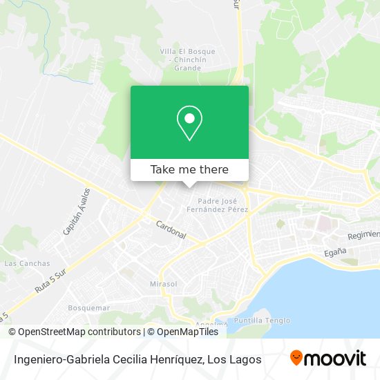 Ingeniero-Gabriela Cecilia Henríquez map