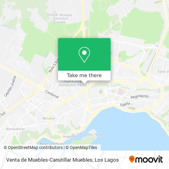 Mapa de Venta de Muebles-Canutillar Muebles