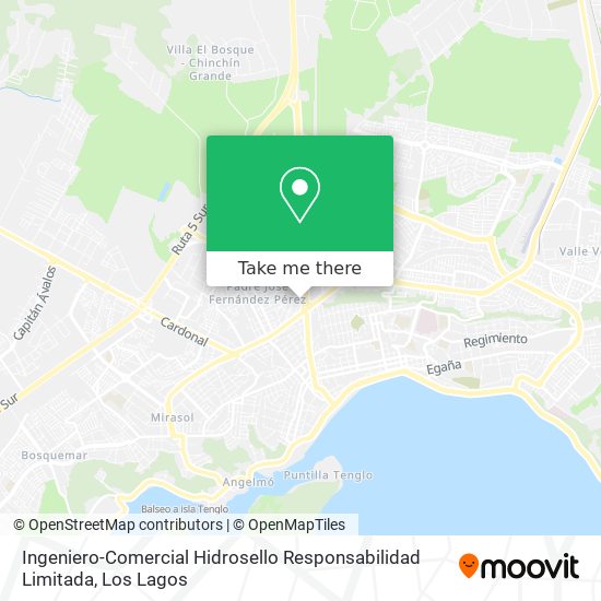 Ingeniero-Comercial Hidrosello Responsabilidad Limitada map
