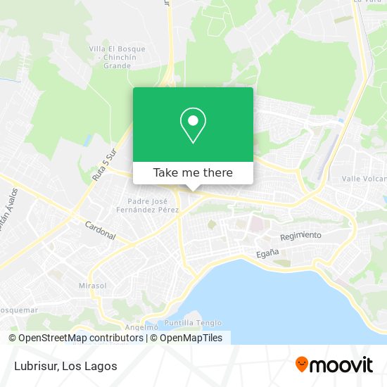 Mapa de Lubrisur