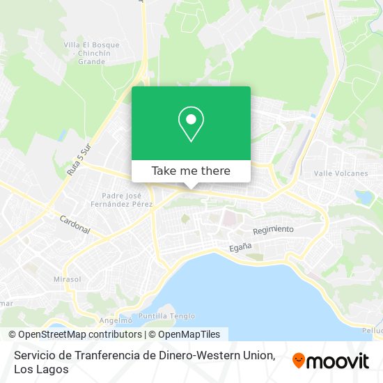 Servicio de Tranferencia de Dinero-Western Union map