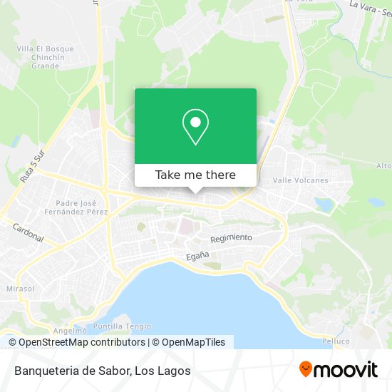 Banqueteria de Sabor map