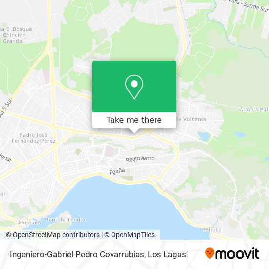Ingeniero-Gabriel Pedro Covarrubias map