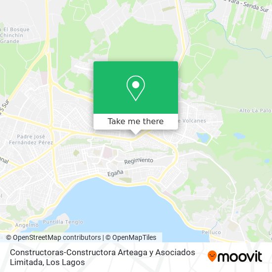 Constructoras-Constructora Arteaga y Asociados Limitada map