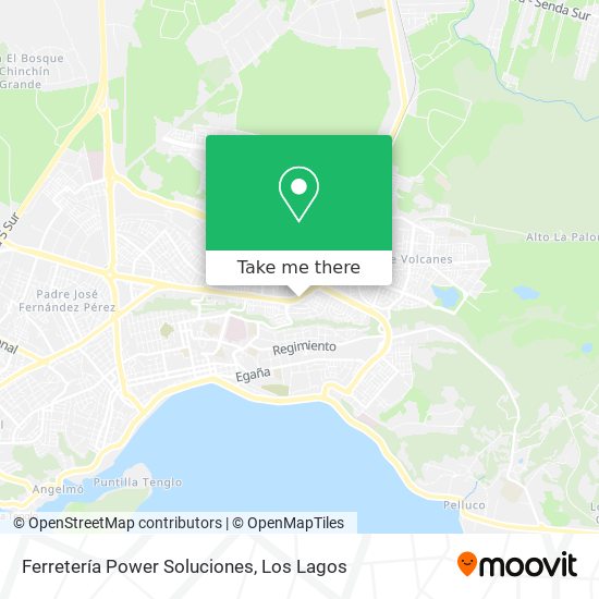 Mapa de Ferretería Power Soluciones