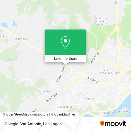 Colegio San Antonio map