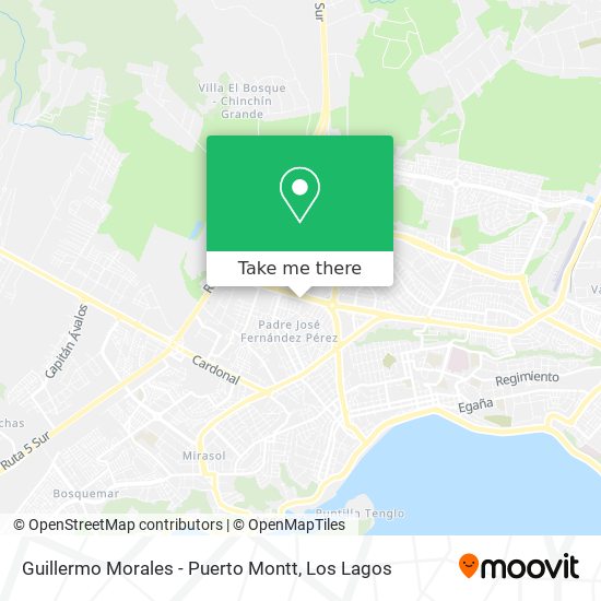 Guillermo Morales - Puerto Montt map