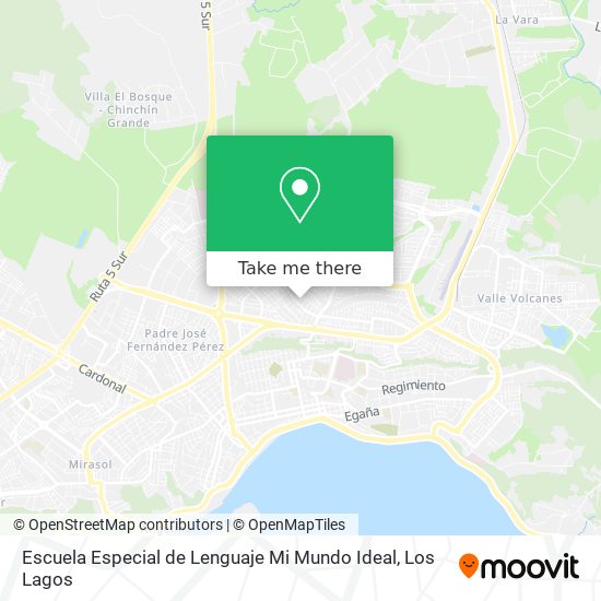 Escuela Especial de Lenguaje Mi Mundo Ideal map