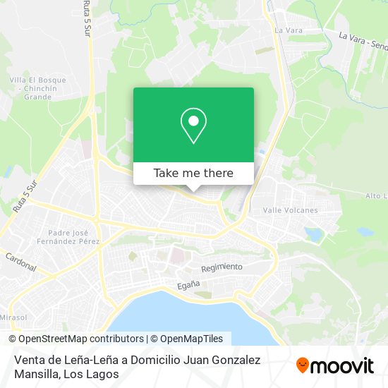 Venta de Leña-Leña a Domicilio Juan Gonzalez Mansilla map