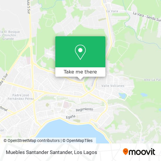 Mapa de Muebles Santander Santander