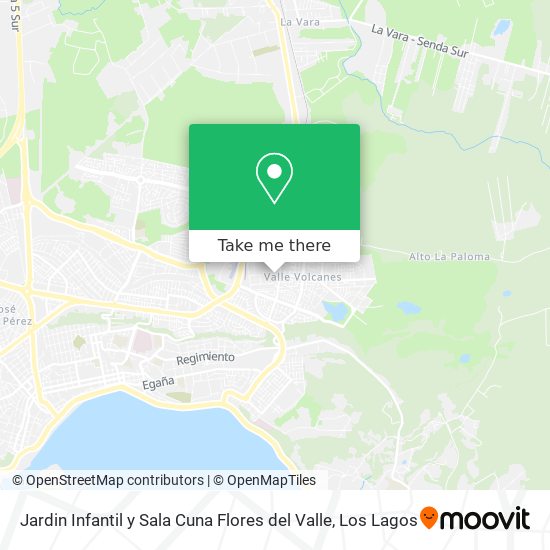 Jardin Infantil y Sala Cuna Flores del Valle map
