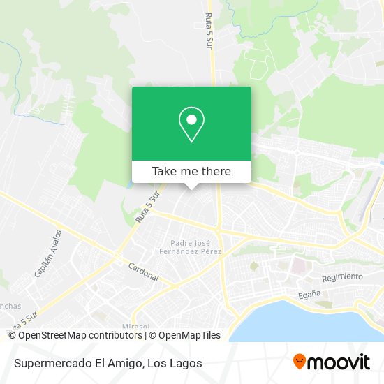 Supermercado El Amigo map