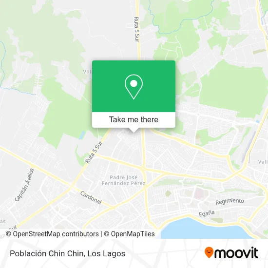 Población Chin Chin map