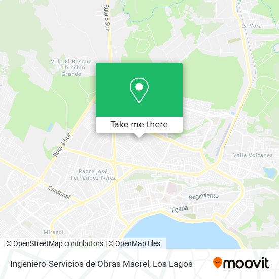 Ingeniero-Servicios de Obras Macrel map