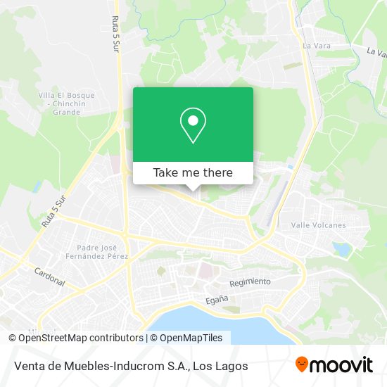 Venta de Muebles-Inducrom S.A. map