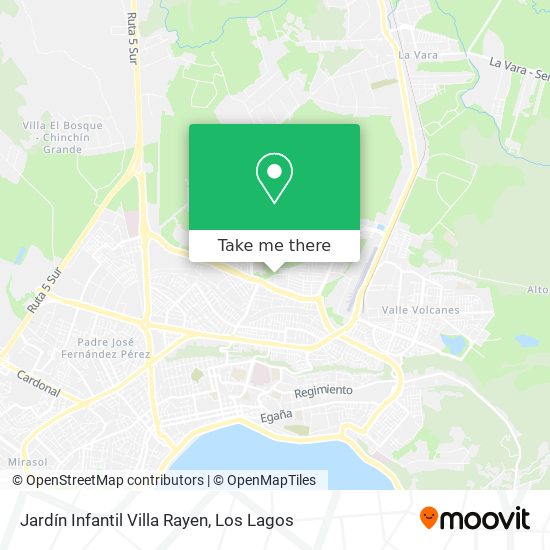 Jardín Infantil Villa Rayen map
