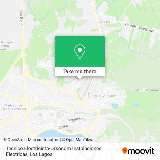 Técnico Electricista-Orsocom Instalaciones Electricas map