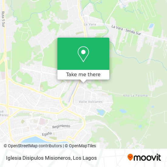 Iglesia Disipulos Misioneros map