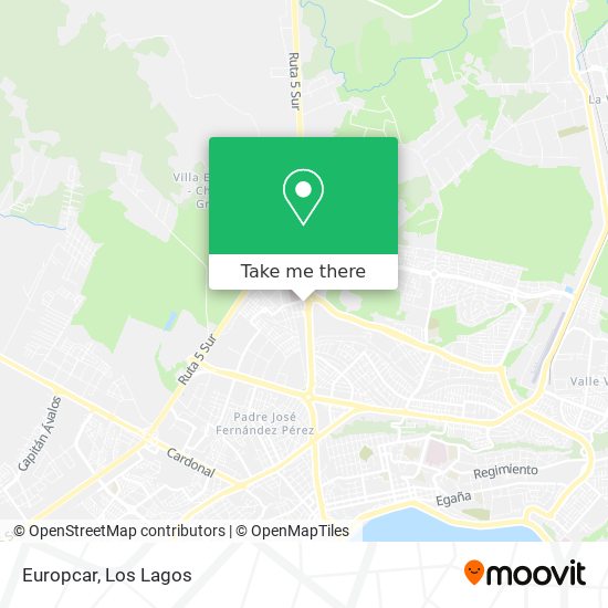 Europcar map