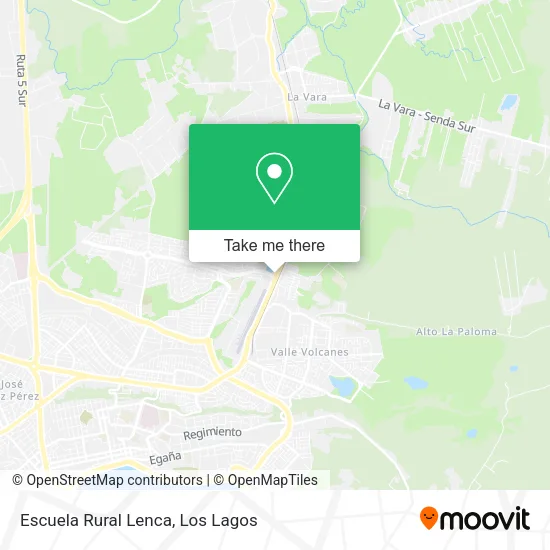 Mapa de Escuela Rural Lenca