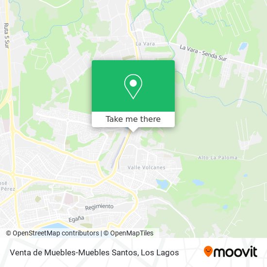 Mapa de Venta de Muebles-Muebles Santos