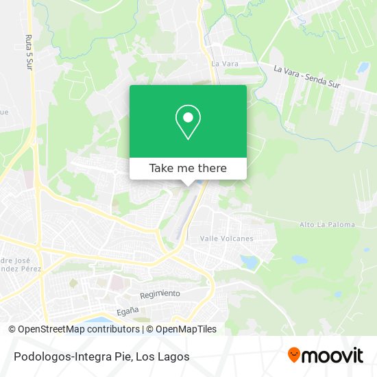 Mapa de Podologos-Integra Pie
