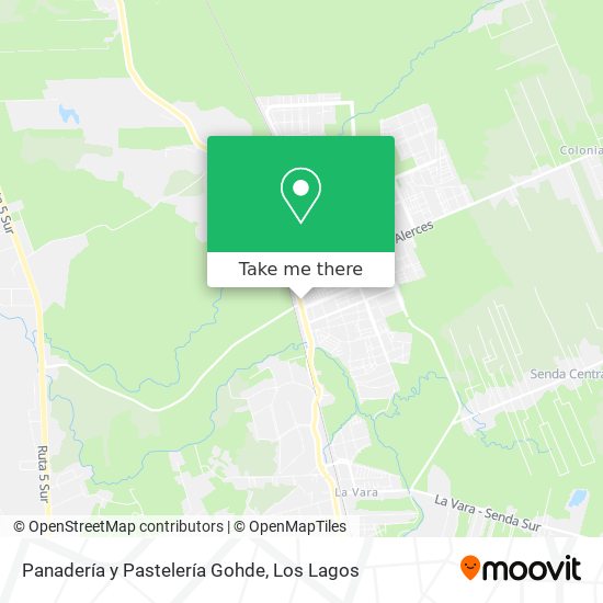 Panadería y Pastelería Gohde map