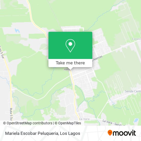 Mapa de Mariela Escobar Peluqueria
