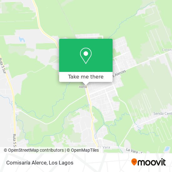 Mapa de Comisaría Alerce
