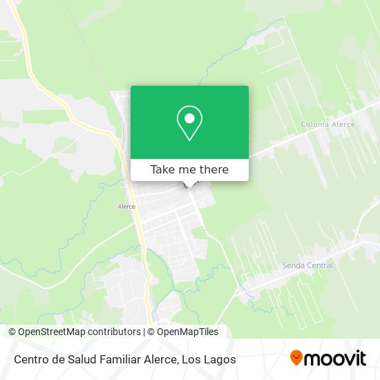 Centro de Salud Familiar Alerce map