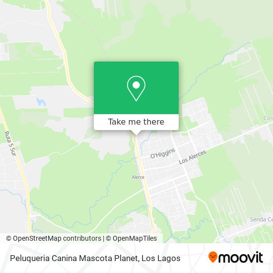 Peluqueria Canina Mascota Planet map