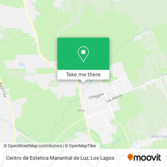 Centro de Estetica Manantial de Luz map