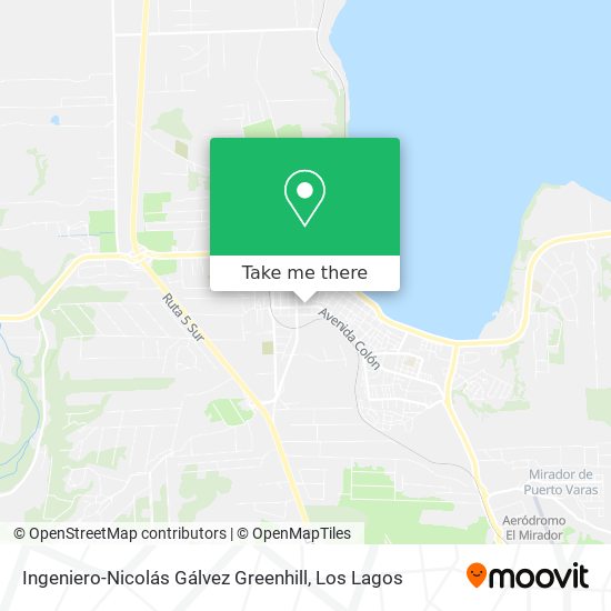 Mapa de Ingeniero-Nicolás Gálvez Greenhill