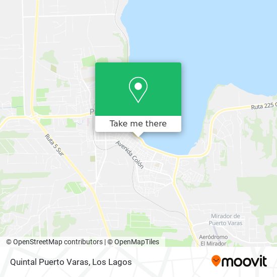 Quintal Puerto Varas map