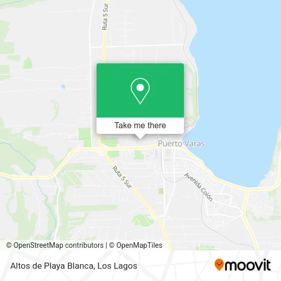Mapa de Altos de Playa Blanca