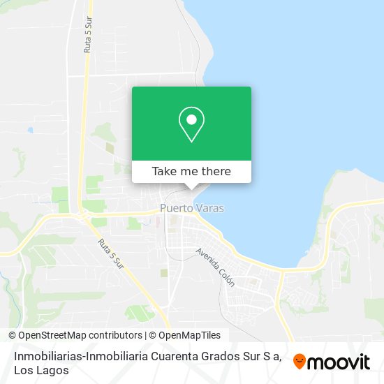 Inmobiliarias-Inmobiliaria Cuarenta Grados Sur S a map