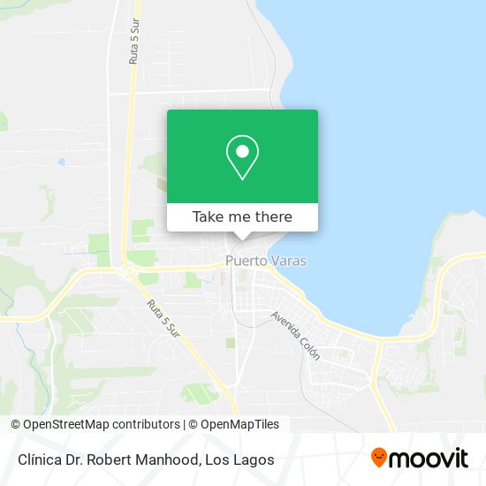 Clínica Dr. Robert Manhood map