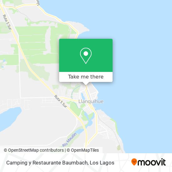 Mapa de Camping y Restaurante Baumbach