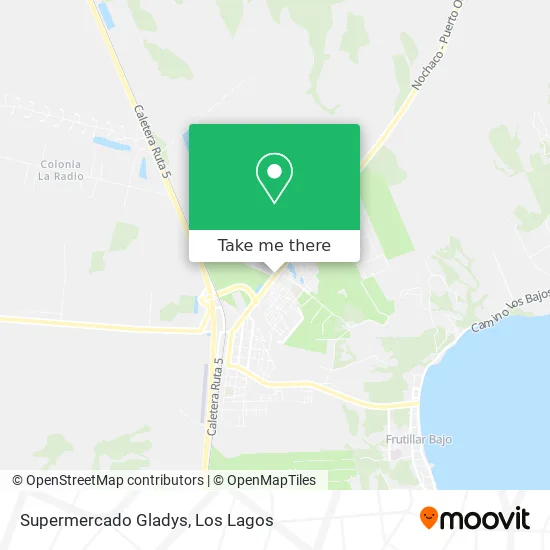 Supermercado Gladys map